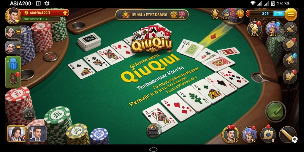 Tampilan menarik gameplay ASIA200 QiuQiu yang seru.