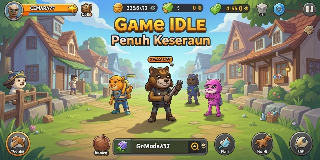 Screenshot CEMARA77 menunjukkan gameplay menarik yang memikat.