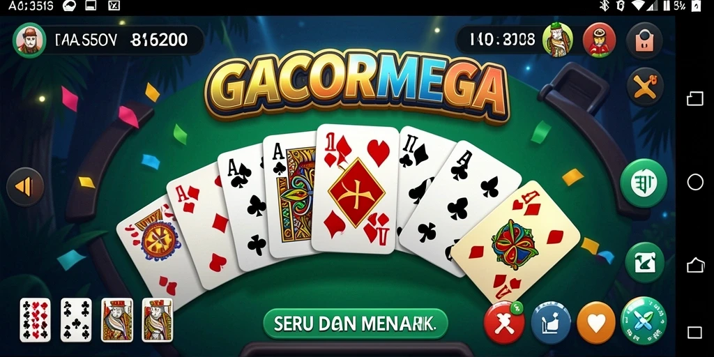 Tampilan gameplay GACORMEGA yang menarik dan seru.