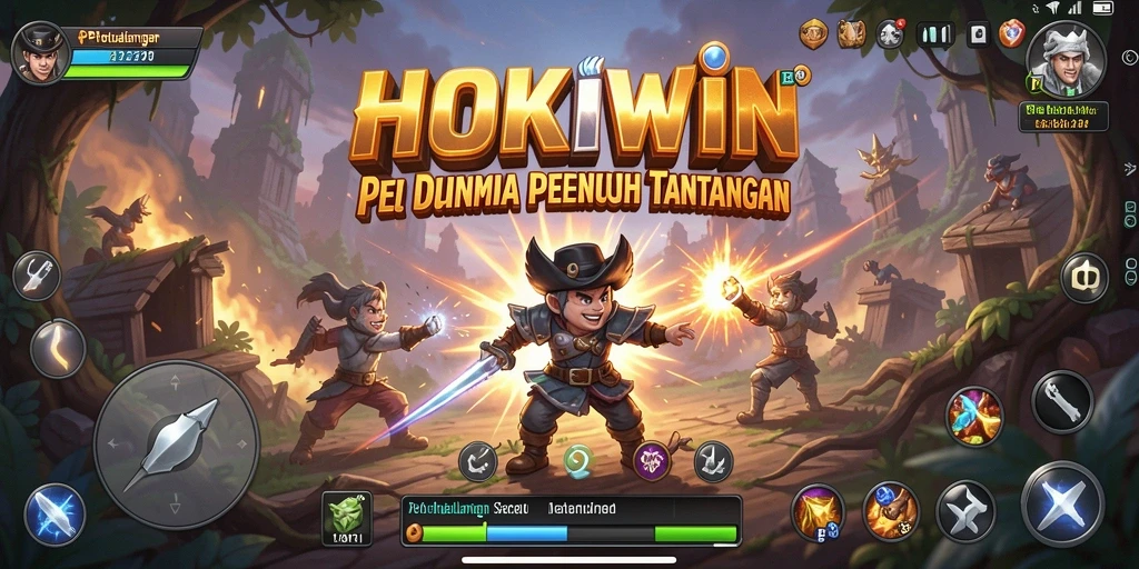 Tangkapan layar HOKIWIN menampilkan aksi menarik di dunia petualangan.