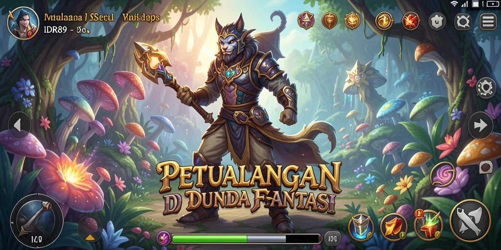 Screenshot utama menampilkan aksi seru dari gameplay ARPG IDR89.