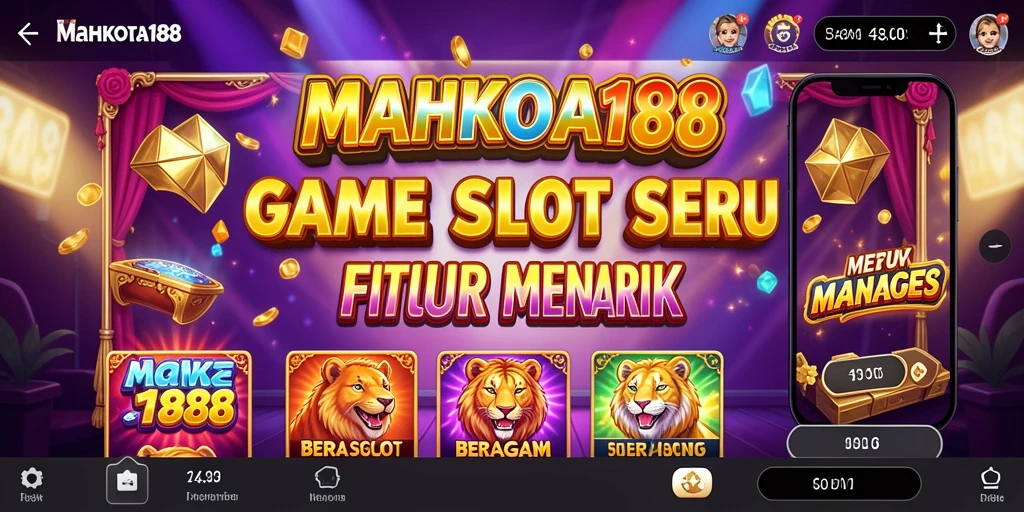 Gameplay seru dan grafis menawan di MAHKOTA188.