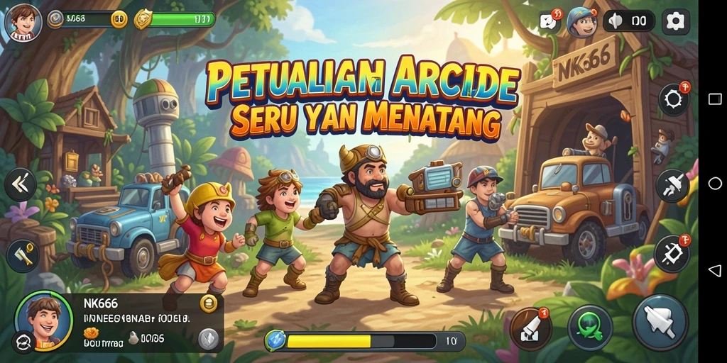 Screenshot gameplay NK666 menampilkan aksi seru dan tantangan menarik.