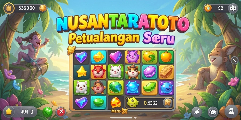 Tangkapan layar gameplay NUSANTARATOTO yang penuh warna dan seru.