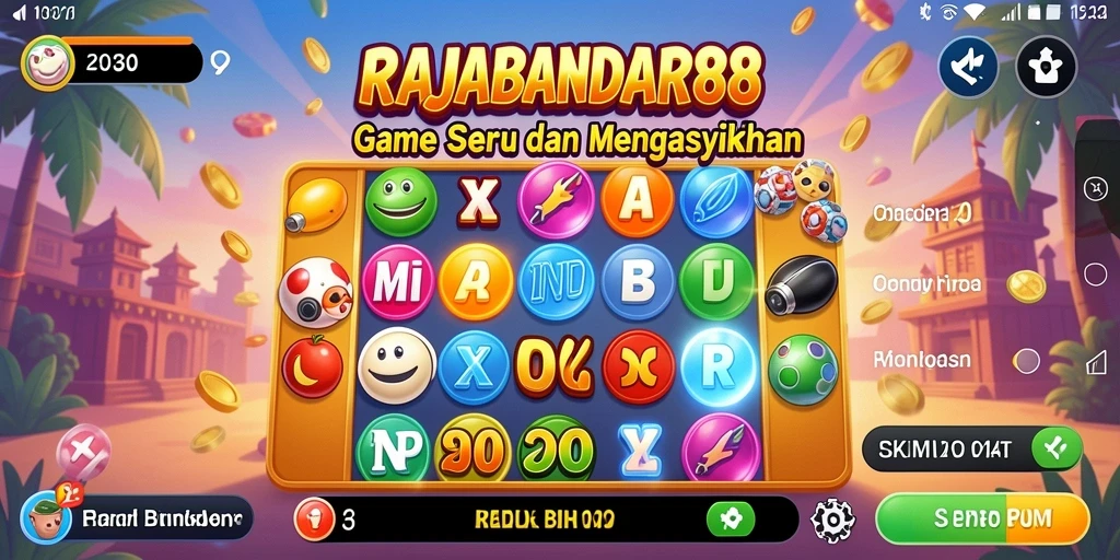 Tampilan gameplay seru RAJABANDAR88 dengan fitur Bingo menarik.