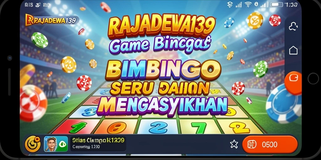Tampilan menarik dari gameplay RAJADEWA138 dengan elemen Bingo yang seru.