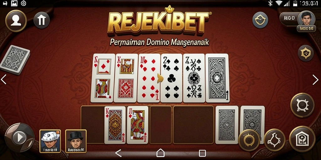 Tampilan menarik gameplay Domino di REJEKIBET.