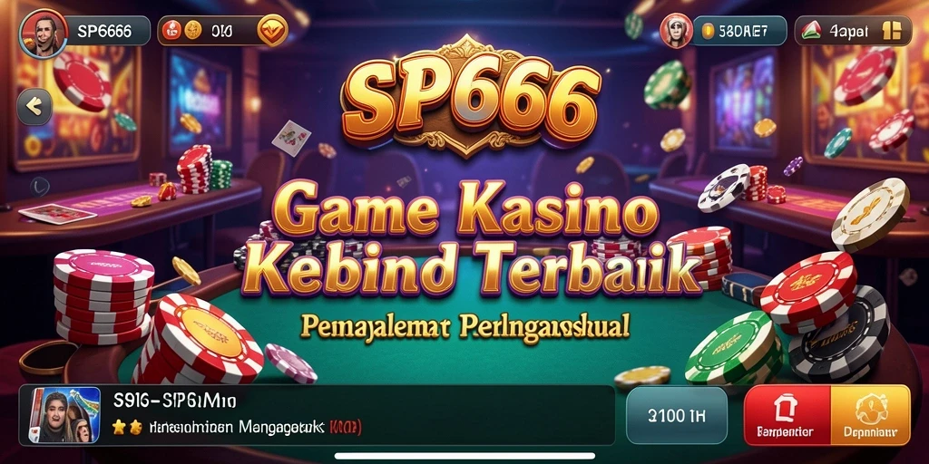Tampilan menarik dari gameplay SP666 dalam pengalaman Kasino nyata.