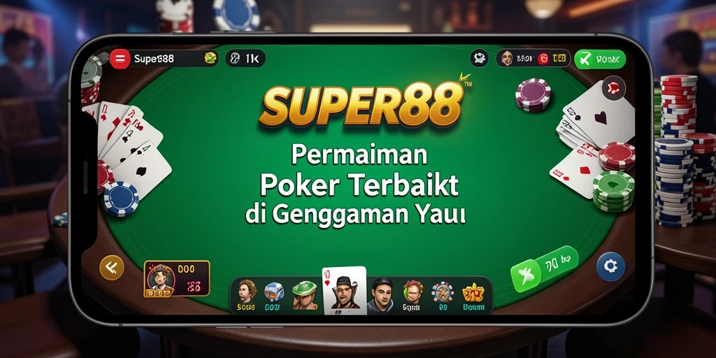 Gameplay seru di SUPER88 yang menampilkan momen-momen menegangkan saat bermain Poker.