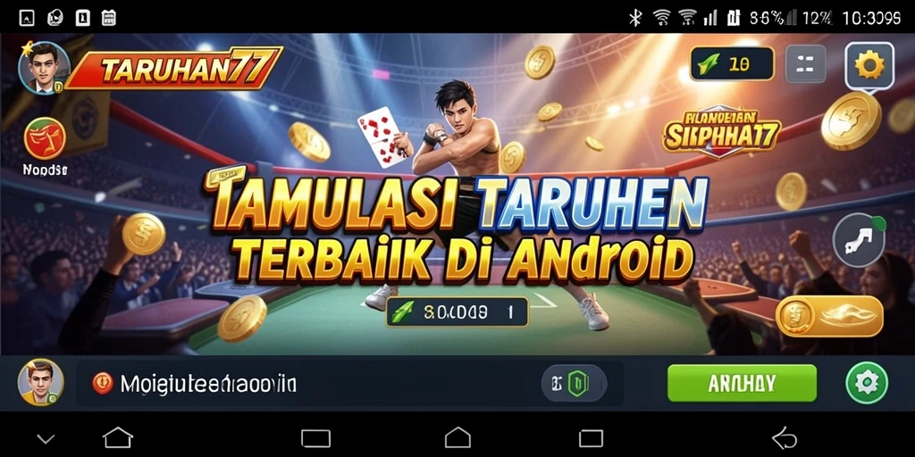 Tampilan gameplay menarik dari TARUHAN77 dengan fitur interaktif.
